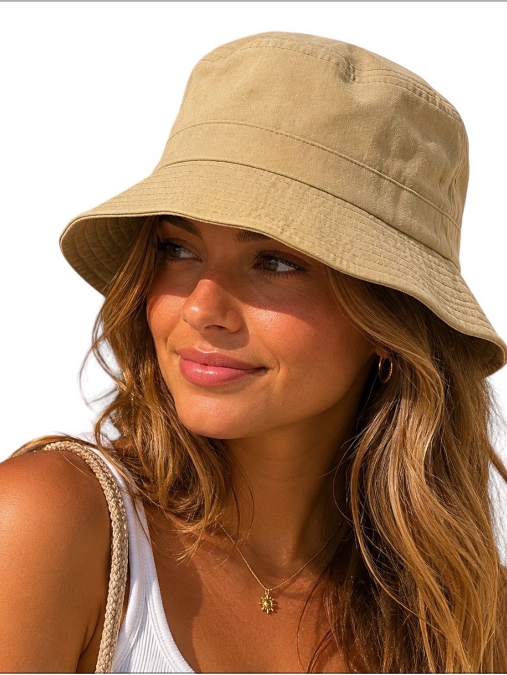 Standard Cloth 100% Cotton Classic Beige Bucket Hat